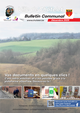 Ville De Châtelet Bulletin Communal Décembre 2020