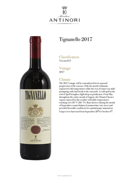 Tignanello 2017