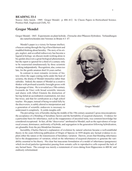 Gregor Mendel