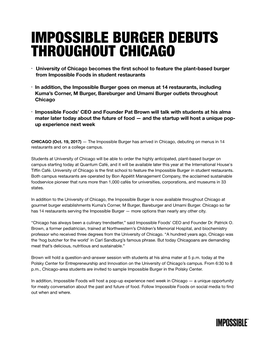 Press Release Chicago Regional 10192017