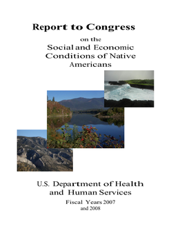 Report to Congress on the Social and Economic Conditions of Native Americans