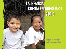 PORTADILLA La Infancia Cuenta En Querétaro 2010 (Libro De Datos)