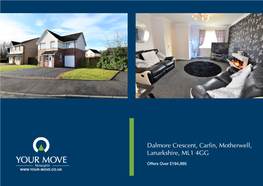 Dalmore Crescent, Carfin, Motherwell, Lanarkshire, ML1 4GG