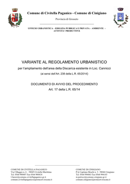 Relazione Avvio ALL A.Pdf (PDF, 2