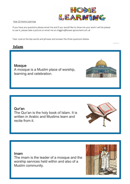 RE 10 Islam Booklet 5.Docx