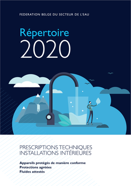Répertoire 2020