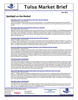 Tulsa Market Brief June 2016.Pub