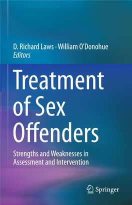 D. Richard Laws · William O'donohue Editors Strengths and Weaknesses