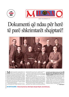Dokumenti Që Ndau Për Herë Të Parë Shkrimtarët Shqiptarë!