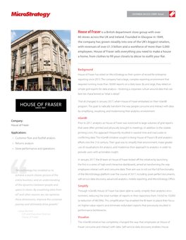 House of Fraser Is a British Department Store Group with Over 60 Stores Across the UK and Ireland