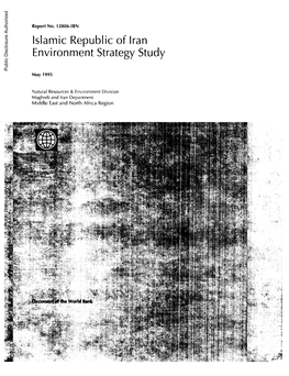 Islamic Republic of Iran Environment Strategy Study
