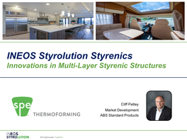 INEOS Styrolution Styrenics Innovations in Multi-Layer Styrenic Structures