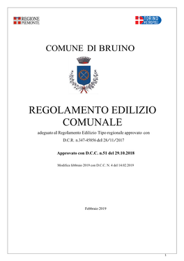 Regolamento Edilizio Comunale