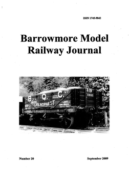 Barrowmore Model Railway Journal