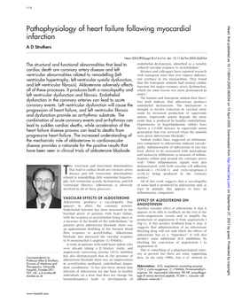 Pathophysiology of Heart Failure Following Myocardial Infarction