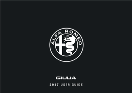 2017 Alfa Romeo Giulia User's Guide