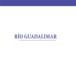 RÍO GUADALIMAR Los Paisajes Fluviales En La Planificación Y Gestión Del Agua