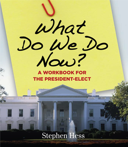 A Workbook for the President-Elect