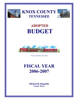 Adopted Budget