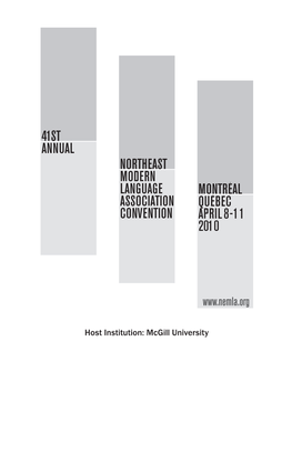 Host Institution: Mcgill University Convention Staff