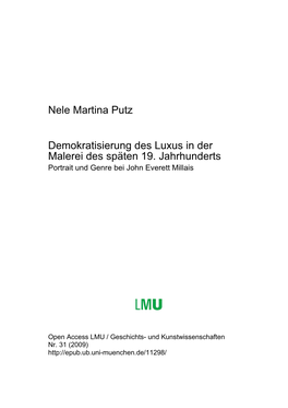 Demokratisierung Des Luxus in Der Malerei Des Späten 19