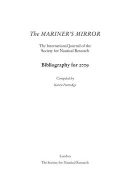 Bibliography 2009