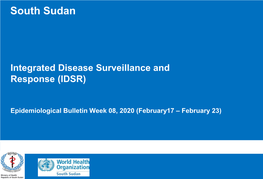 South Sudan IDSR Bulletin