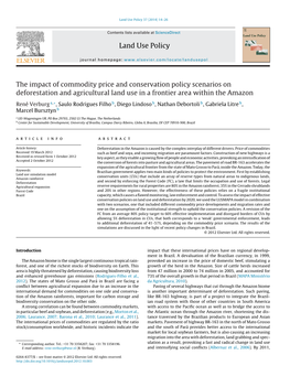 The Impact of Commodity Price and Conservation Policy Scenarios On