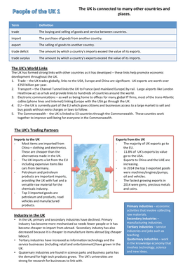 The UK Is Connected to Many Other Countries and Places