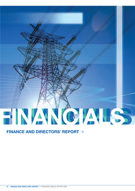 Finance and Directors' Report →