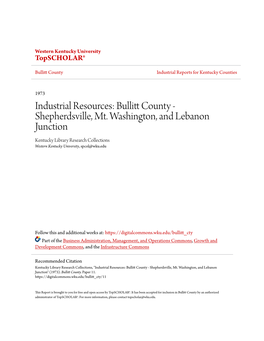 Industrial Resources: Bullitt County