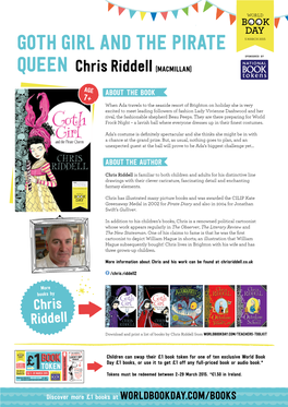 GOTH GIRL and the PIRATE S P O N S O R E D by QUEEN Chris Riddell (MACMILLAN)