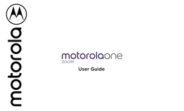 Motorola One Zoom User Guide