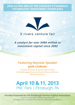 3 Rivers Venture Fair Invite