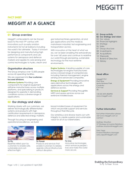 Meggitt at a Glance