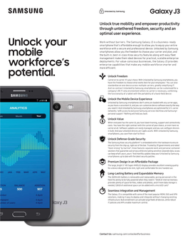 Unlock Your Mobile Workforce's Potential