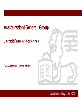 Assicurazioni Generali Group