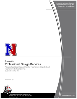 Professional Design Services Athletic Facilities Master Plan Neshaminy School District