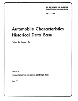 Historical Data Base