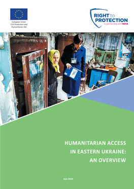 Humanitarian Access in Eastern Ukraine: an Overview
