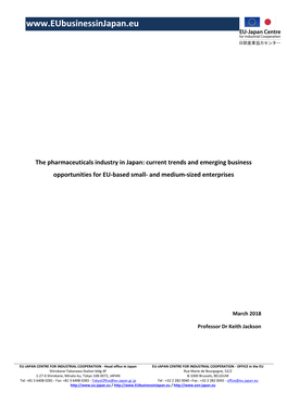 2018-04-The-Pharmaceuticals-Industry-In-Japan-Jackson-Eubij.Pdf