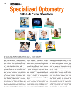 Specialized Optometry 10 Paths to Practice Differentiation