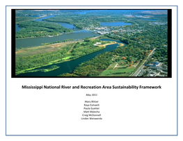 Mississippi National River and Recreation Area Sustainability Framework