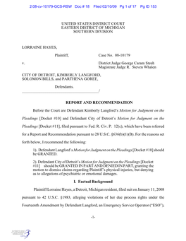 2:08-Cv-10179-GCS-RSW Doc # 18 Filed 02/10/09 Pg 1 of 17 Pg ID 153