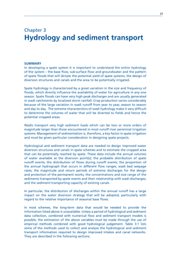 Hydrology and Sediment Transport 27