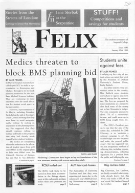 Felix Issue 1045, 1996