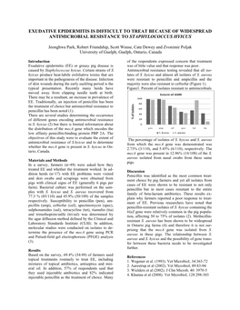 Exudative Epidermitis Is Difficult to Treat Because of Widespread Antimicrobial Resistance to Staphylococcus Hyicus