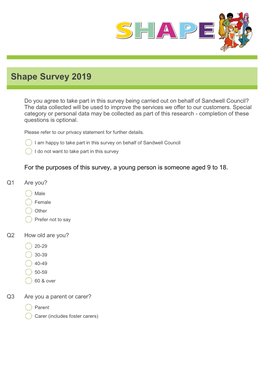 Shape 2019Parents