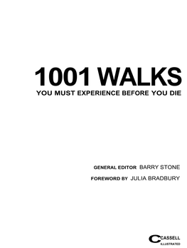 1001 Walks You Must Experience Before You Die
