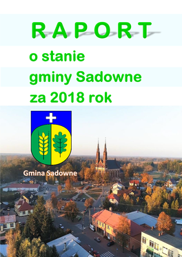 Raport O Stanie Gminy Sadowne Za 2018 Rok